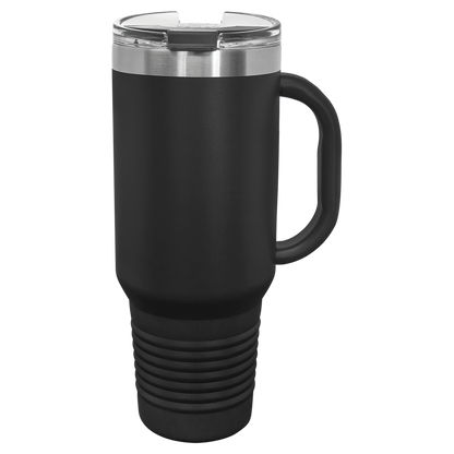 Polar Camel 40 oz. Travel Mug with Handle & Straw
