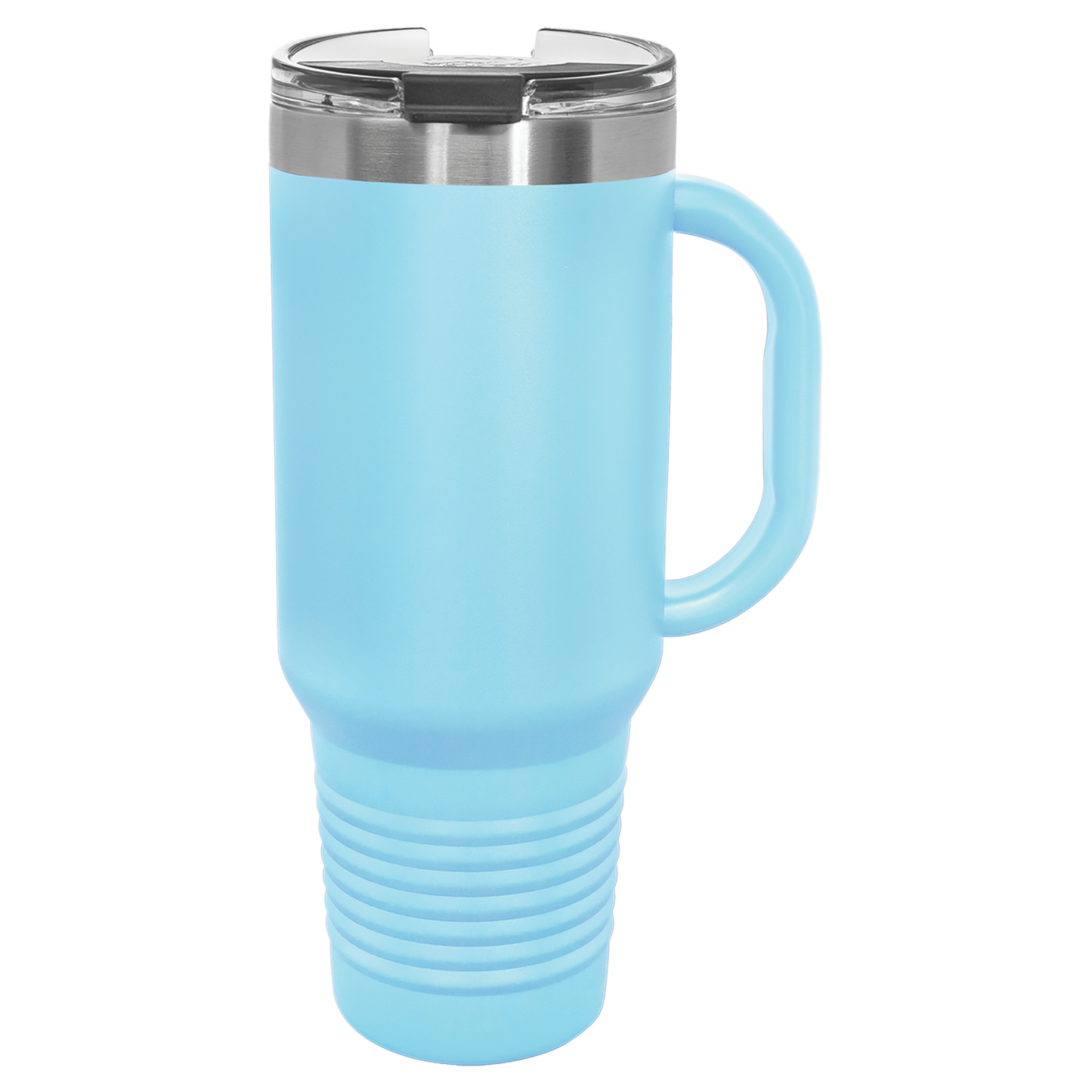 Polar Camel 40 oz. Travel Mug with Handle & Straw