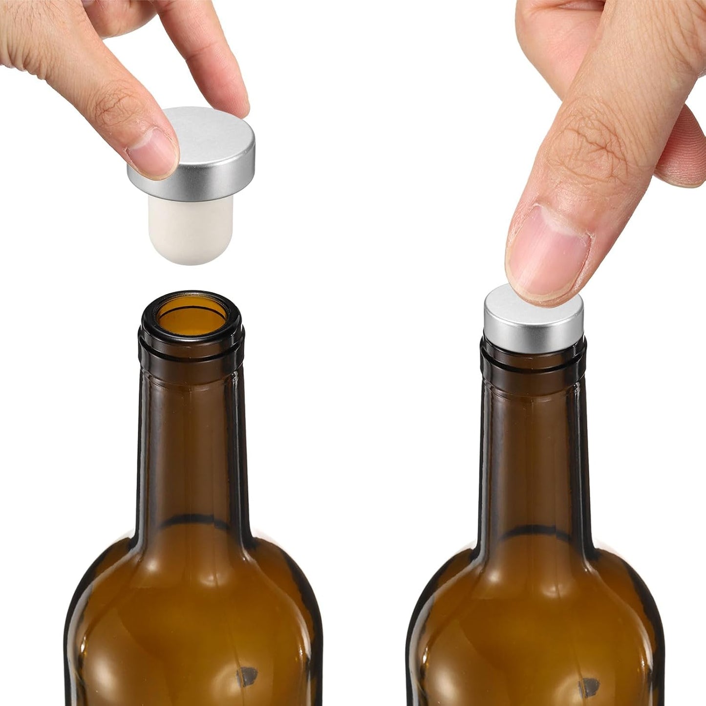 Personalized Reusable Wine Bottle Corks
